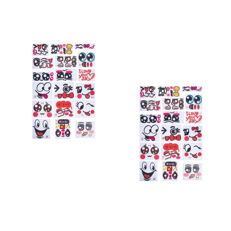 18 Sheets Pregnant Woman Bump Belly Stickers Pregnant Woman Photography Props - Image 1