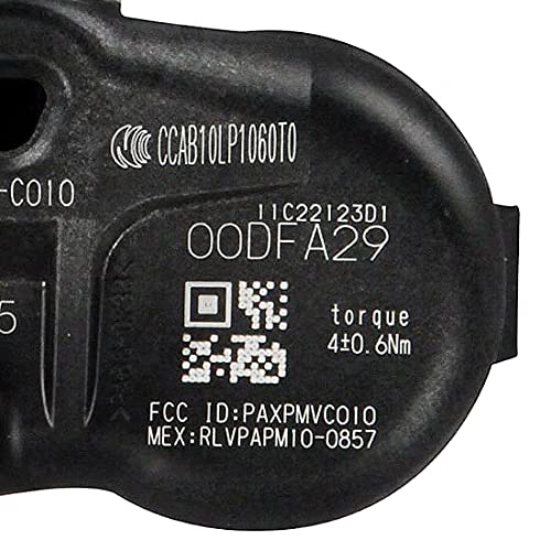 Denso حساس TPMS دنسو 550-0105، توصيل مباشر بدون برمجة مطلوبة، أسود - Image 4