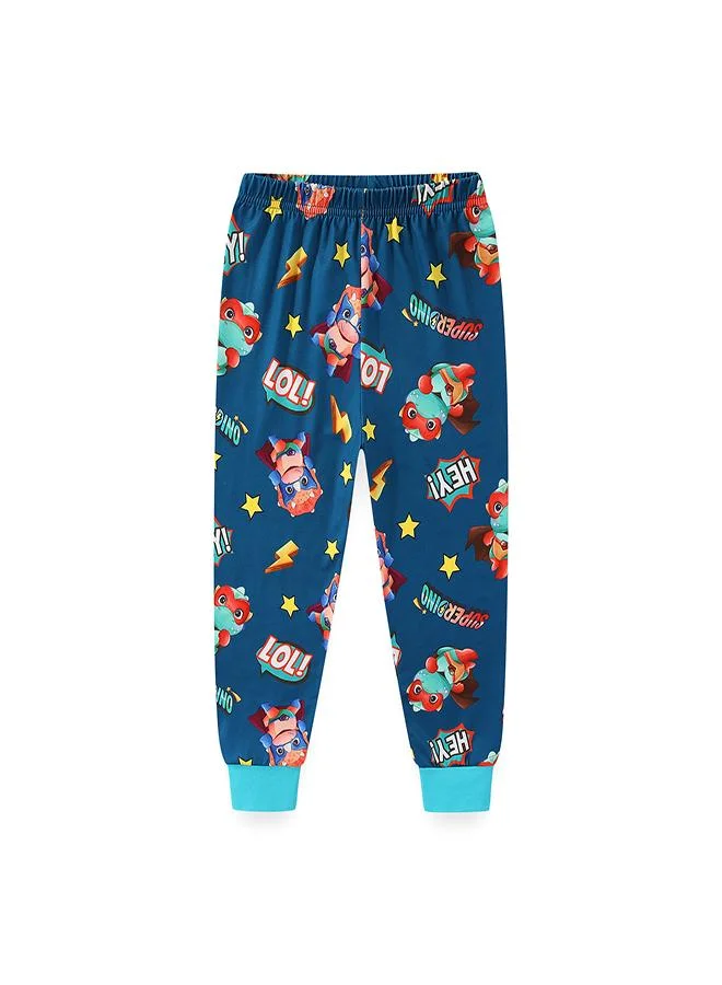 babyqlo Super Dino Glow-in-the-Dark PJs for Boys