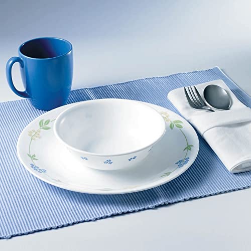 CORELLE Secret Garden Glass Vegetable Bowl 296 ml, Lightweight & Durable, Made of Vitrelle Glass, Microwave & Dishwasher Safe, Elegant Crockery for Dining & Gifting - Set of 6 - Image 2