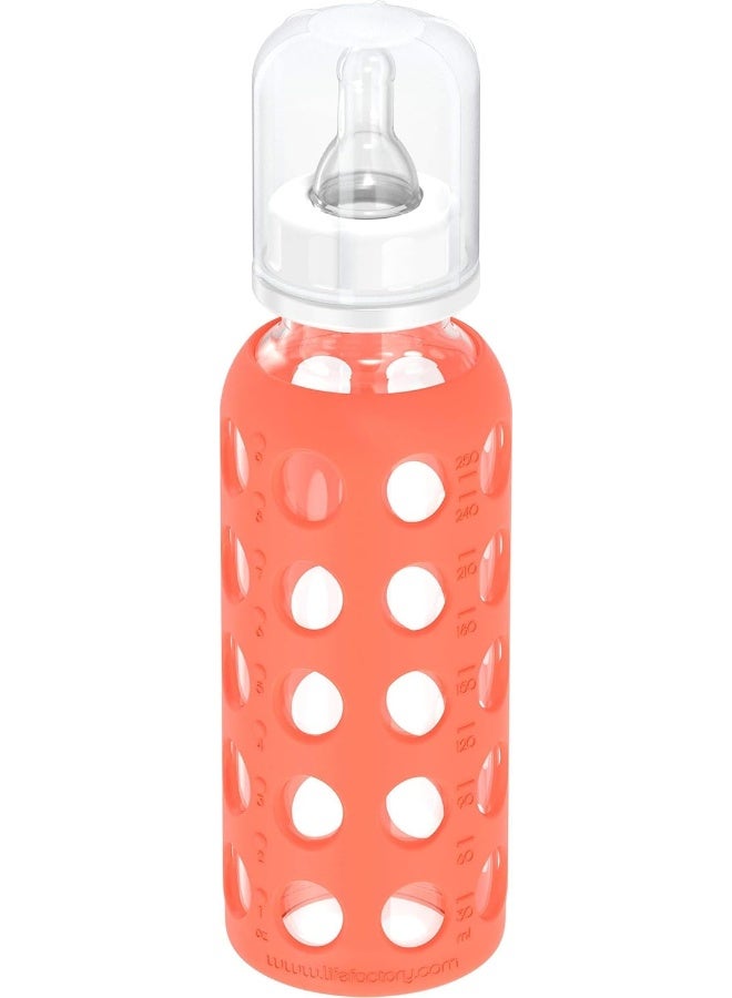 Lifefactory Glass Baby Bottle Papaya 265 ml - Image 3