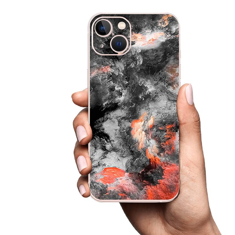 FCS Printed Designer Vinyl Mobile Back Skin Sticker for Huawei nova Y90 (White Smoke -04) - Image 5