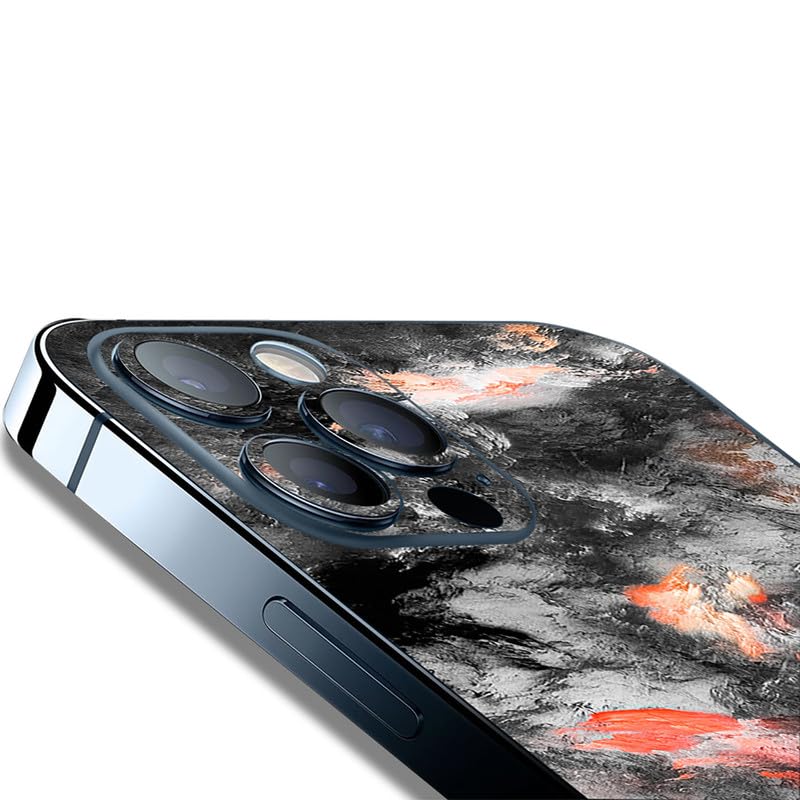 FCS Printed Designer Vinyl Mobile Back Skin Sticker for Huawei nova Y90 (White Smoke -04) - Image 2