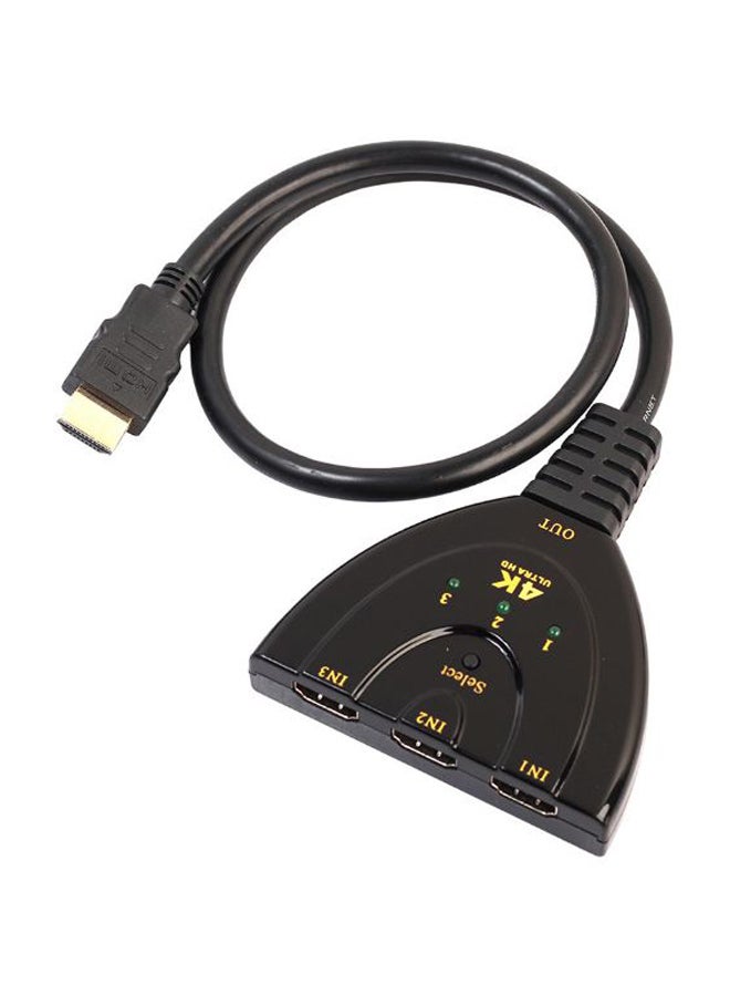 HDMI Multi Switch Splitter Cable Black