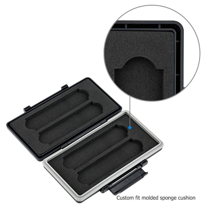 Kiorafoto 4 Slots M.2 2280 SSD Protector Case Storage Holder for PC Desktop Laptop M.2 2280 Internal Solid State Drive Anti-Shock Protection - Image 5