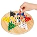 Gothink Chinese Checkers Board Game 115 Inches Classic Game Board Set Premium Solid Wood 606 pcs Colorful Pegs Manual Easy Grasping for Adults and Kids wGift Box Fun for Family Gathering - Image 2