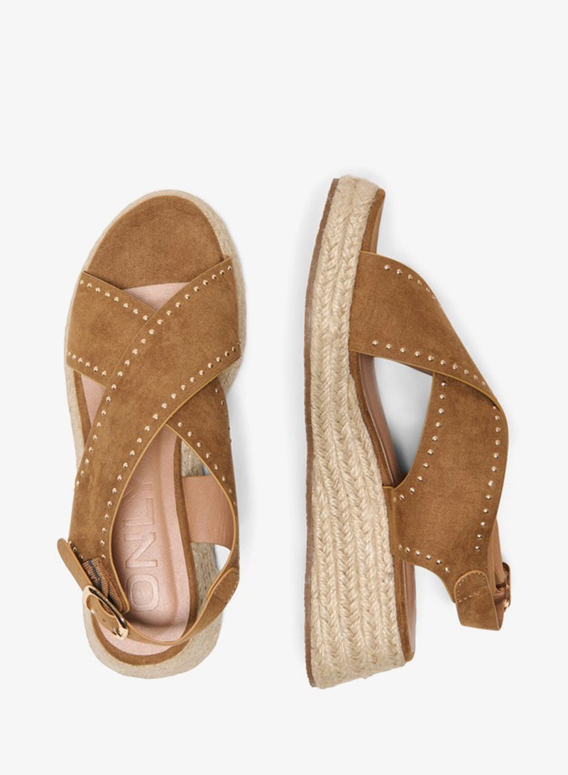 ONLY Casual Slingback Wedge Sandals - Image 4