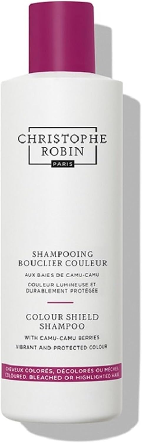 Christophe Robin Colour Shield Shampoo 250ml With Camu Camu Berries Protects Enhances Colour Vibrancy Gentle Nourishing Formula for LongLasting Shine