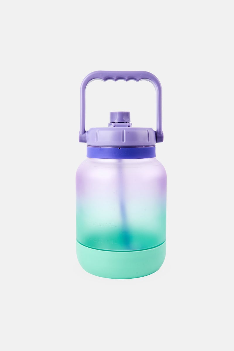 asobu Jumbo Gallon Water Jug With Silicone Straw 3780 ml, Multicolor - Image 2