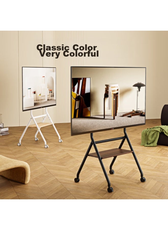 Brateck Tv Stand, Floor-standing Tv Mobile Stand, Artistic Tv Bracket, Tv Cart, Xiaomi Wall Mount, Movable Tv Cabinet, Cabinet-style Fs350m - Image 2