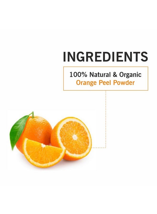TQS مسحوق البرتقال الطبيعي والعضوي 100% لتفتيح البشرة، 100 جرام، للاستخدام الخارجي فقط - Image 5