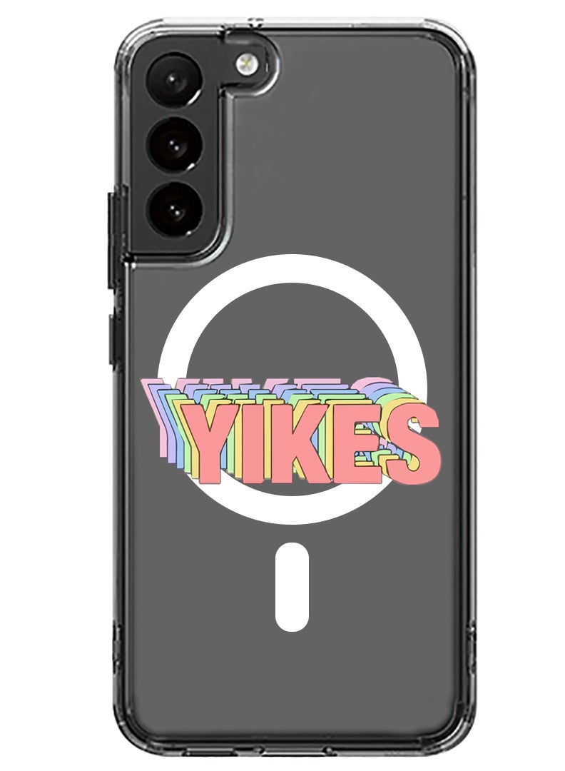 Theodor Magnetic Case for Samsung Galaxy S23 6.1-inch Compatible with MagSafe Wireless Charging, Shockproof Phone Bumper Cover Yikkes-01 - Image 1