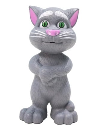 Intelligent Talking Tom Cat with Recording, Music, Story & Touch Functionality, Wonderful Voice with Stories & Songs (Grey) - pzsku/Z08E77CAD205EBC0DC0A1Z/45/1749508766/7929299c-a86b-4f35-91c8-aafce5cfb476