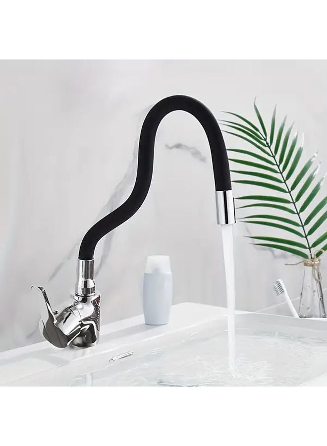 Black 12 Inch Heavy Duty Faucet Hose Extender With Swivel Connector Leakproof - Image 4