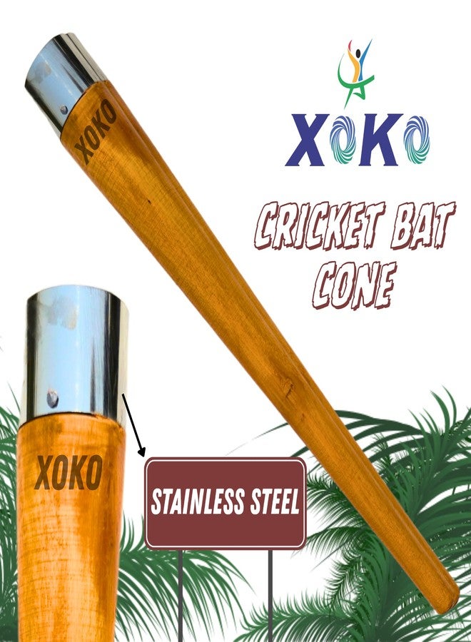 XOKO Premium Cricket Bat Handle Grip Set, Multicolor Anti-Slip Rubber Grips, Professional Sports Accessory Pack with 6 Grips and Wooden Cone - Image 3