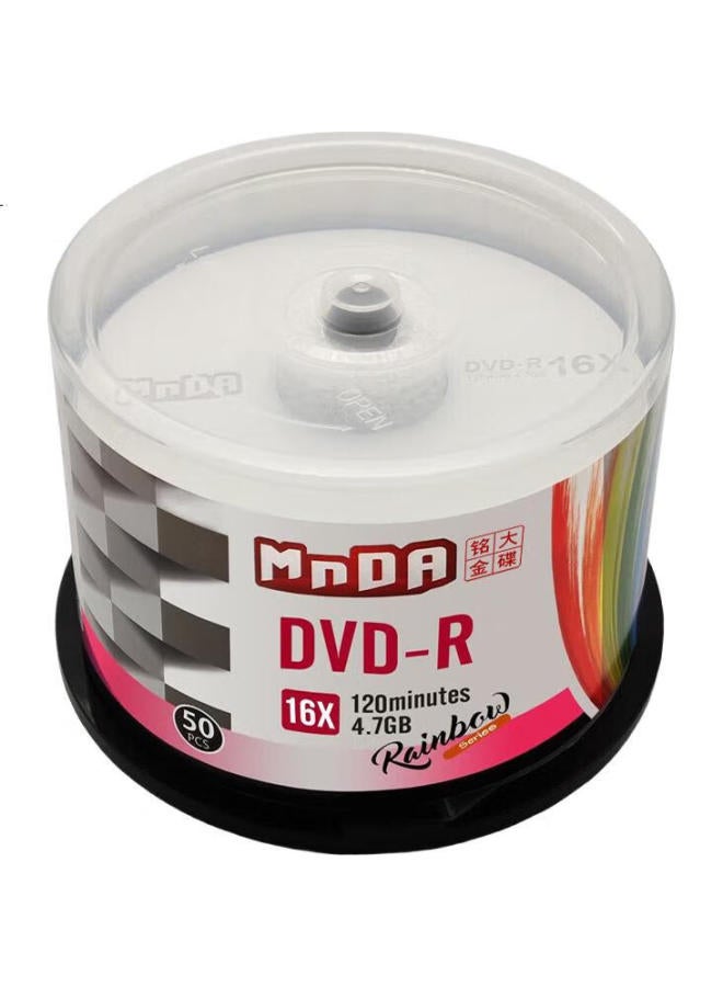 Mnda (Mnda) Dvd-R 16X Archival Grade Blank Discs 50-Pack Spindle - Image 1