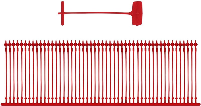 25mm(1 Inch) Red Tag Gun Barbs (Fasteners) for Any Standard Price Labels Clothing Tagging Attachers - 5000 Pcs