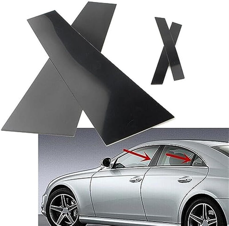 Wivplex 4 Pcs Car Window Trim Cover for CLS C219 - Image 2