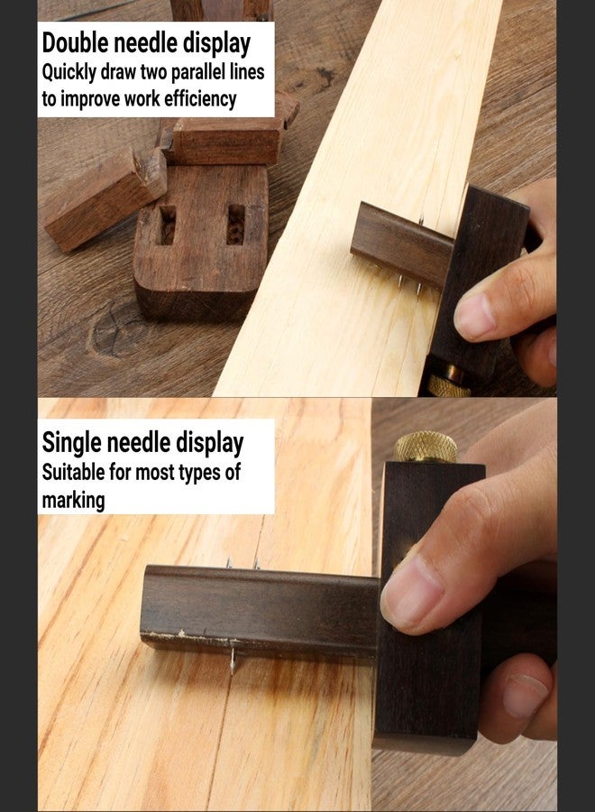 LiebeWH Woodworking Marking Ebony Mortise 8 Inch Carpenter Scraper Scriber - Image 3