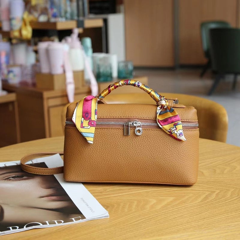 High-End Lunch Box Small Bag Women'S All-Match Shoulder Crossbody Bag Texture Explosive Portable Small Square Bag - Image 5