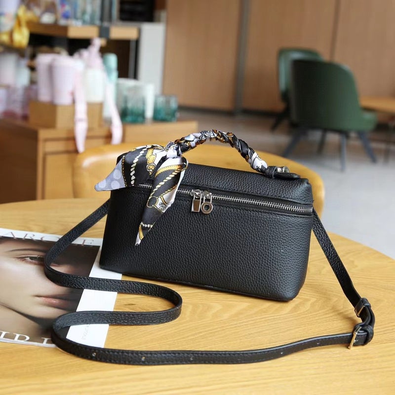 High-End Lunch Box Small Bag Women'S All-Match Shoulder Crossbody Bag Texture Explosive Portable Small Square Bag - Image 2