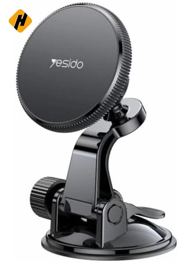 HuHa "C177 Mini MagSafe Magnetic Car Holder – Compact Suction Cup Mount for iPhone and Magnetic Devices"  - Image 1