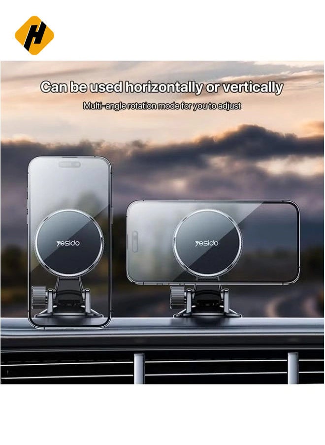 HuHa "C177 Mini MagSafe Magnetic Car Holder – Compact Suction Cup Mount for iPhone and Magnetic Devices"  - Image 2