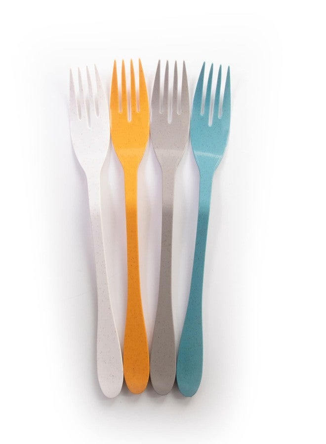Knork Eco Fork Open Stock, Bulk 12 Piece Set, White Reusable Bamboo - Image 5