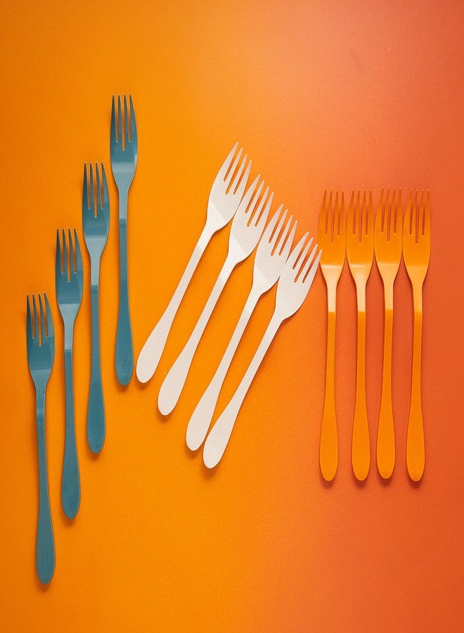 Knork Eco Fork Open Stock, Bulk 12 Piece Set, White Reusable Bamboo - Image 3