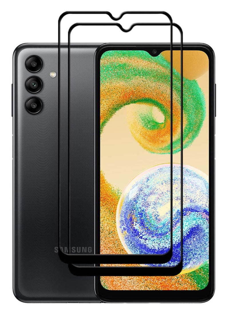 ACLIX 2 Pieces Antistatic ESD Dustproof Premium Quality High Definition Tempered Glass Screen Protector Designed For Samsung Galaxy A04s - Image 1