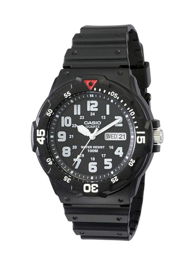 Casio EAW-MRW-200H-1BV Men's MRW200H-1BV Black Resin Dive Watch, Standard, Adult, Classic - Image 1
