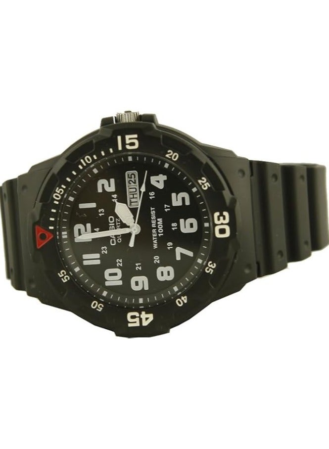 Casio EAW-MRW-200H-1BV Men's MRW200H-1BV Black Resin Dive Watch, Standard, Adult, Classic - Image 2