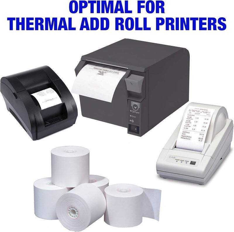Alliance Thermal Paper Receipt Rolls BPA Free Grade A Pure 85 Bright White Paper Unique Thermal Coating 4 x 81 x 36 rolls - Image 5