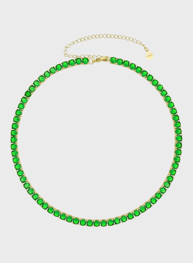 فاشن بوكس عقد جيجي مزين باحجار الزركونيا - Image 1