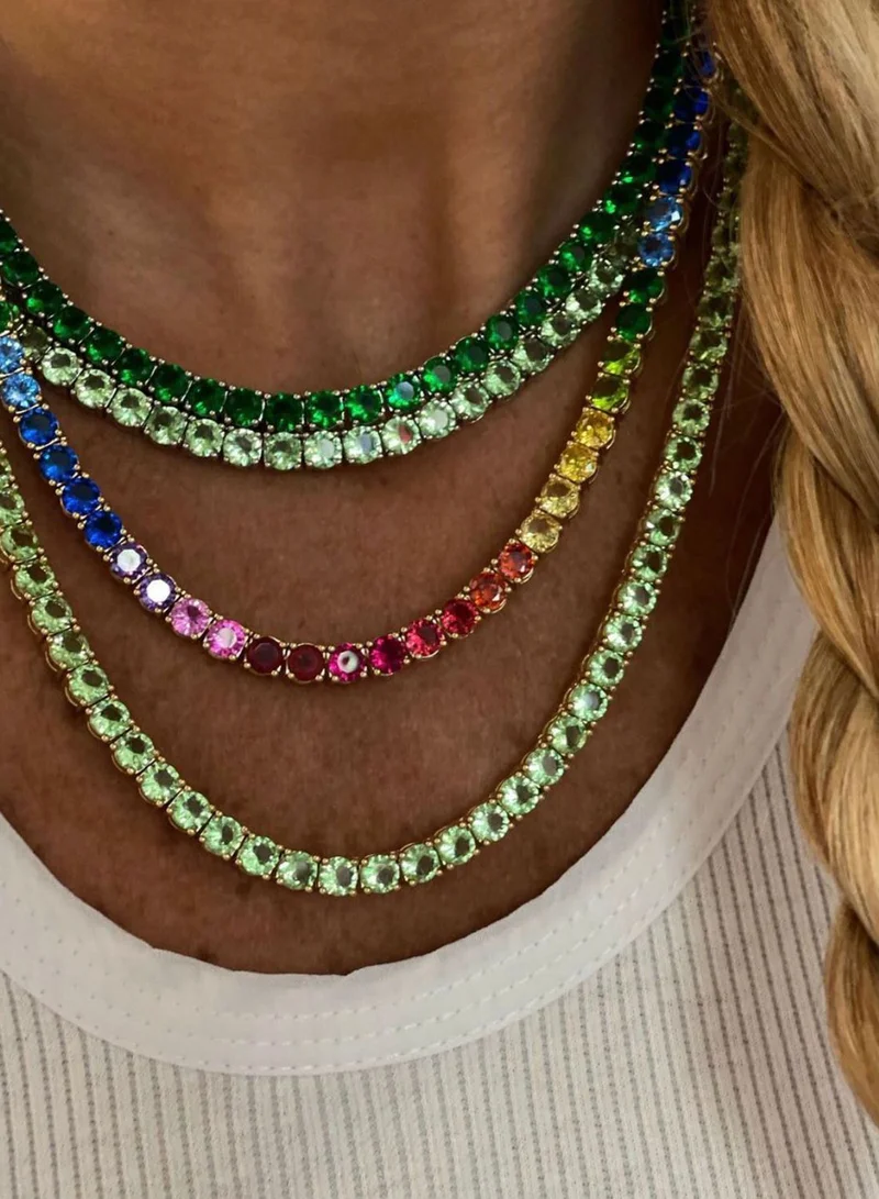 Fashionbox Gigi Tennis Necklace