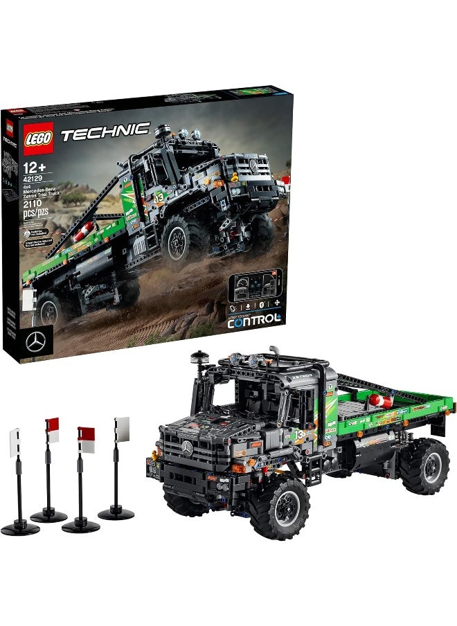 LEGO مجموعة ألعاب بناء شاحنة مرسيدس بنز زيتروس التجريبية 42129 التي يتم التحكم فيها عن طريق تطبيق LEGO Technic للأطفال والأولاد والبنات من سن 12 عامًا فما فوق (2,129 قطعة)  - Image 1