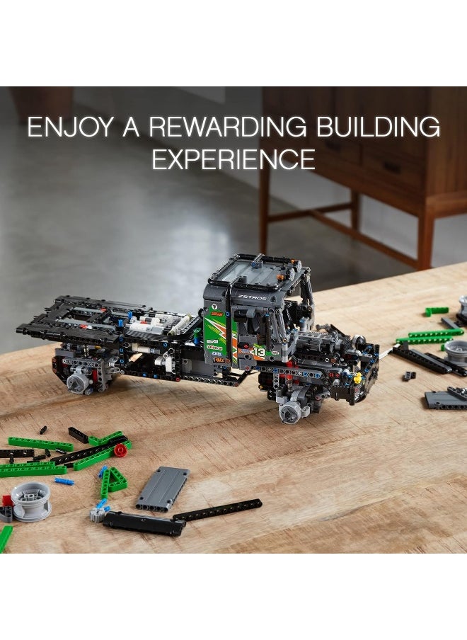 LEGO مجموعة ألعاب بناء شاحنة مرسيدس بنز زيتروس التجريبية 42129 التي يتم التحكم فيها عن طريق تطبيق LEGO Technic للأطفال والأولاد والبنات من سن 12 عامًا فما فوق (2,129 قطعة)  - Image 5