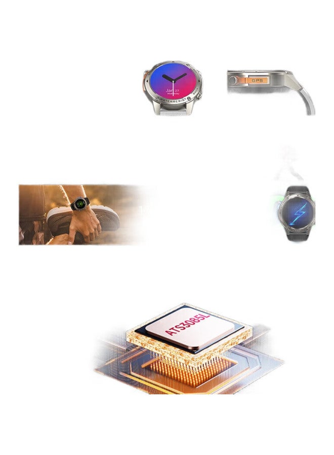 Kpep [Six-Star Dual-Frequency Positioning] Gps Beidou Hiking, Running, Trail Running, Swimming, Speed Training, Sports Trajectory, Triathlon, Blood Oxygen, Heart Rate, Outdoor Sports Smartwatch - Image 1