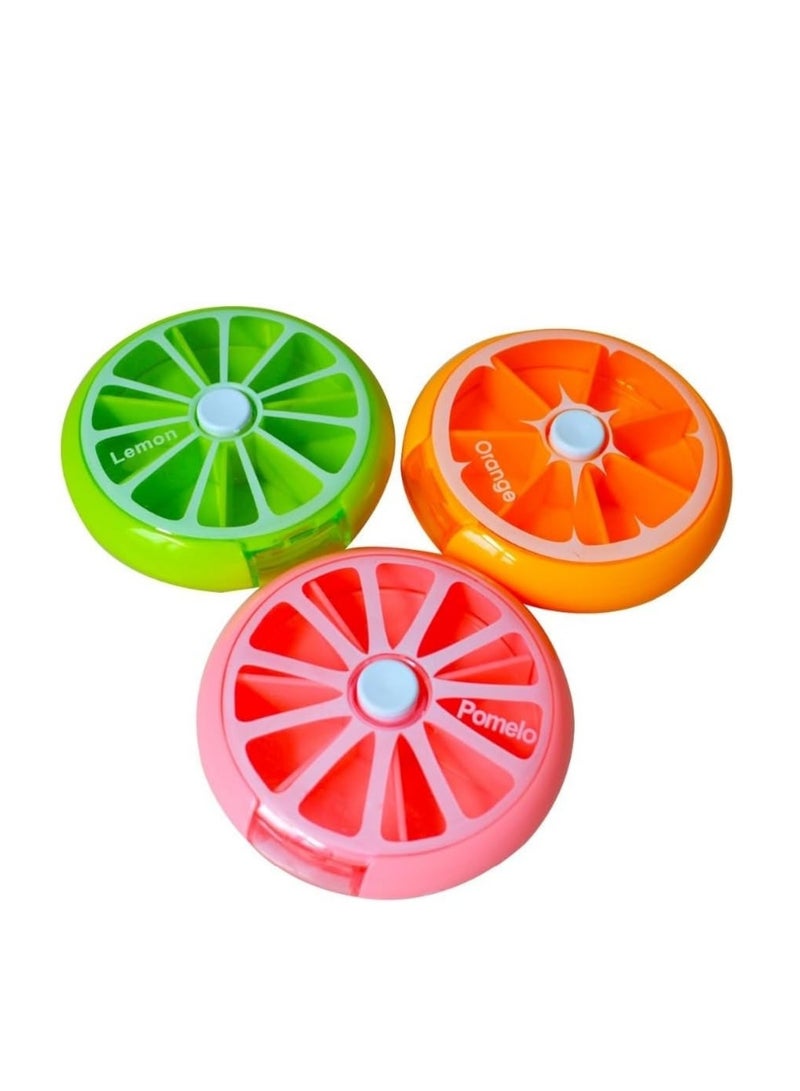 Large 7-Compartment Pill Organizer Box - Image 1