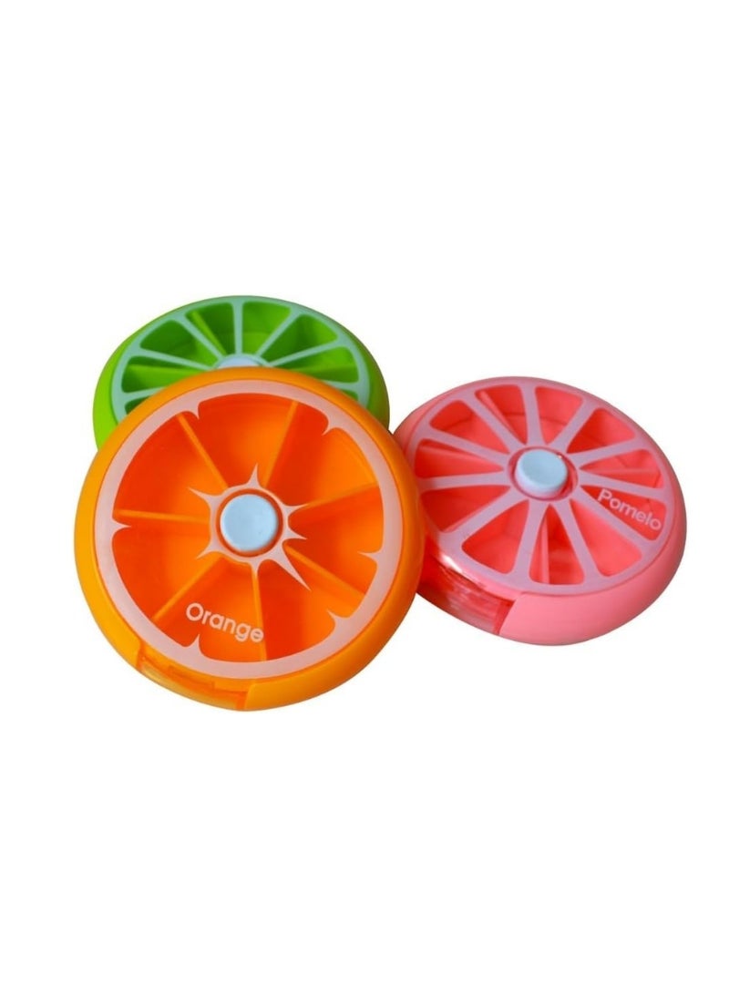 Large 7-Compartment Pill Organizer Box - Image 2