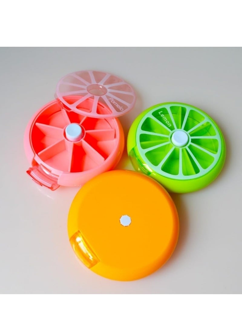 Large 7-Compartment Pill Organizer Box - Image 3