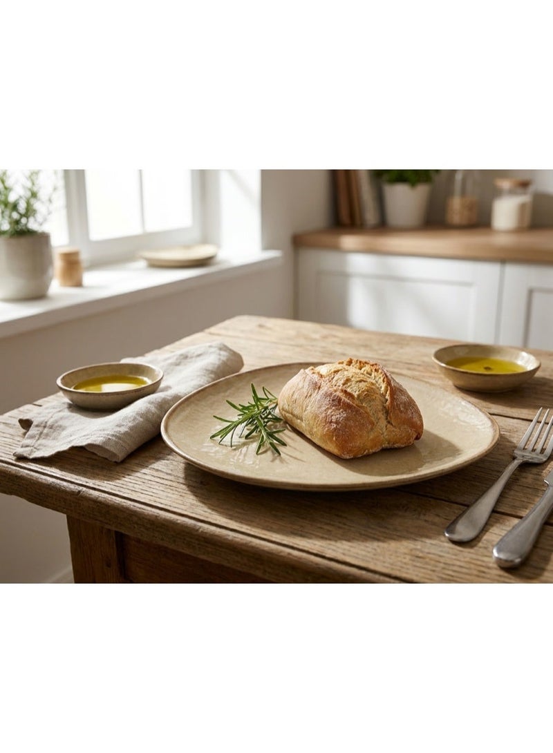 Ariane Premium Fine Porcelain Triangle Plate, Lemon Chiffon - Image 2