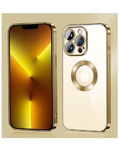 ZOOMEE Protective Luxury Clear Plating Soft Case Cover For iPhone 13 Pro Gold 