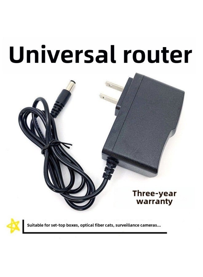Router Power 9V Network Set-top Box 12V Fiber Cat Surveillance Camera 5V Charging Cable Power Adapter-Color:5V0.6A [interface: 5.5mm]]-Specifications:standard [1 M]]  - Image 1