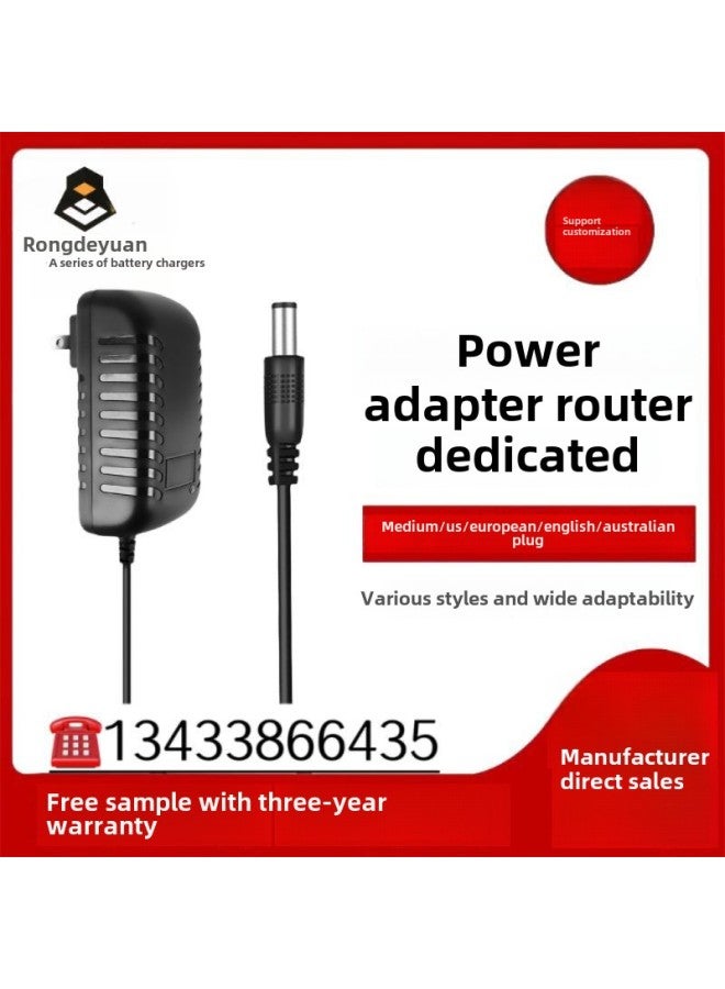 Router Power 9V Network Set-top Box 12V Fiber Cat Surveillance Camera 5V Charging Cable Power Adapter-Color:5V0.6A [interface: 5.5mm]]-Specifications:standard [1 M]]  - Image 2