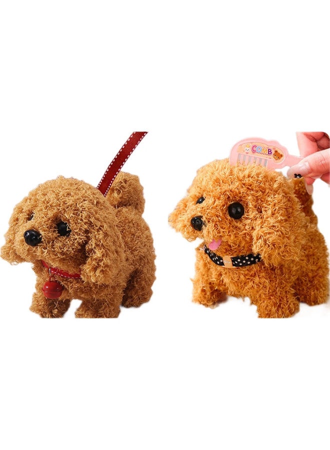 Mkbibi Children'S Toy Dog, Walks, Barks, Wags Tail, Realistic Plush, Electric Puppy, Baby Pet Dog Gift, Christmas - Image 3