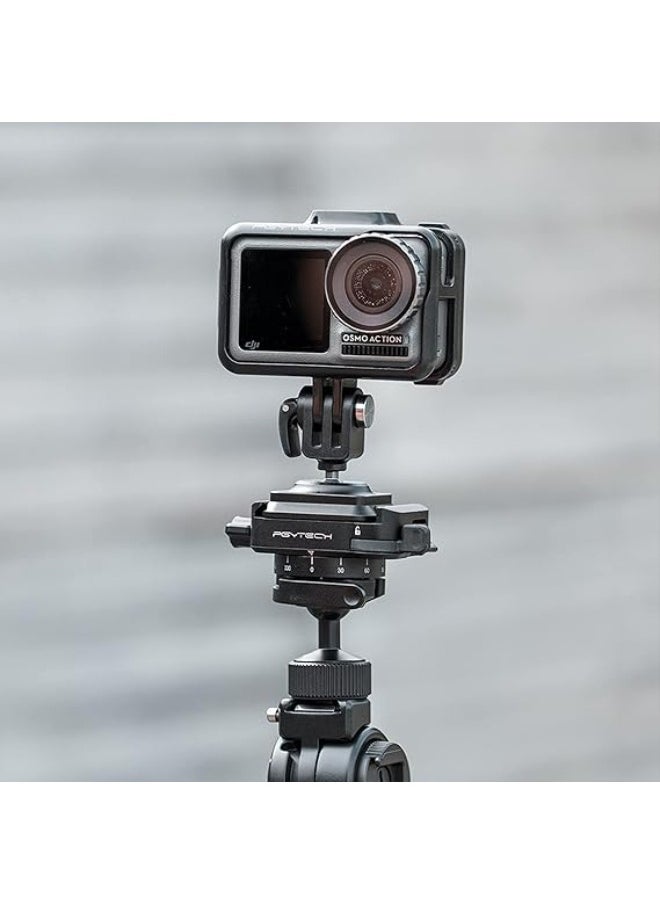 PGYTECH SnapLock Plate for Action Cameras - Arca-Swiss System