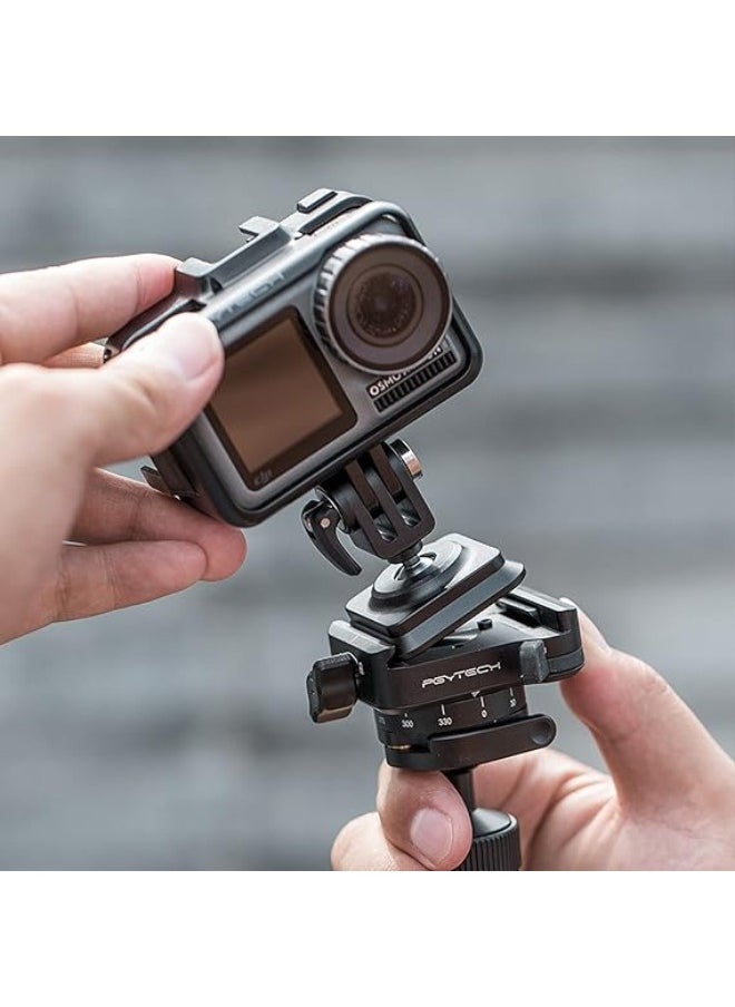 PGYTECH SnapLock Plate for Action Cameras - Arca-Swiss System