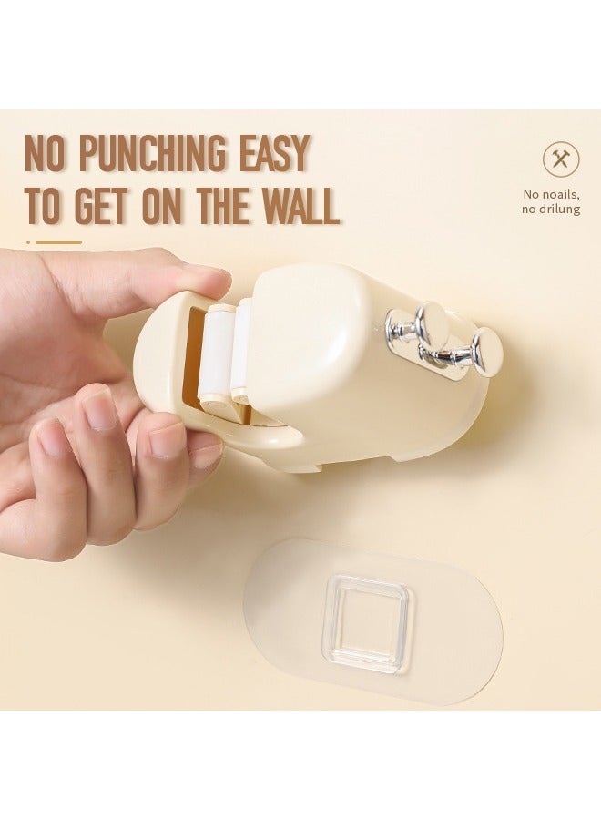 Broom and Mop Holder, Wall-Mounted Utility Holder, Perfect for Organizing Cleaning Tools  - Image 4