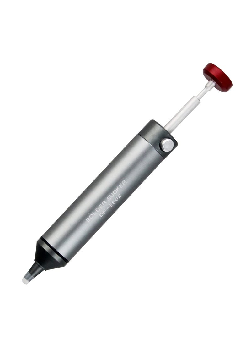SYOSI SYOSI Desoldering Pump Solder Sucker, Desoldering Tool for Through-Hole Desoldering with Strong Vacuum Suction, Heat Resistant Elastic Silicone Tube - Image 1